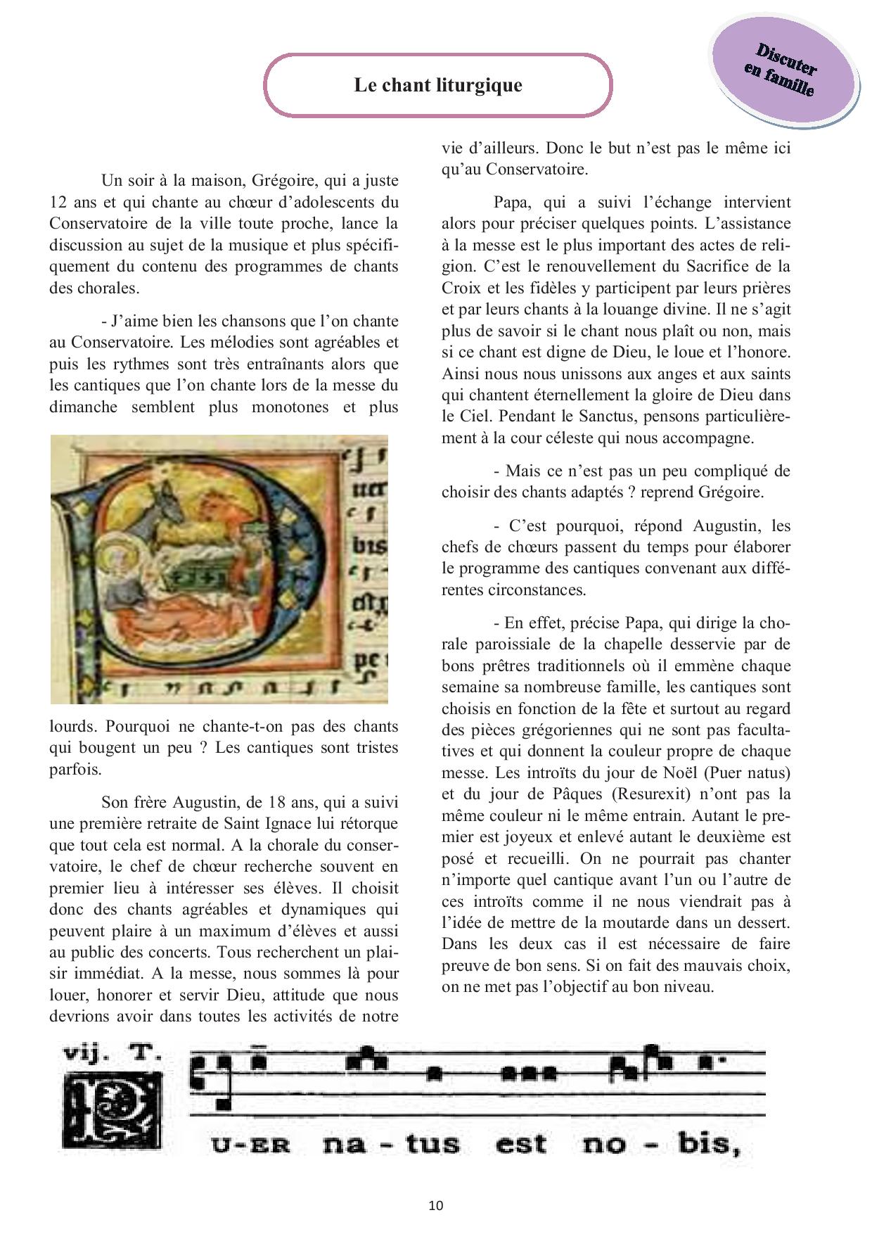 Le chant liturgique